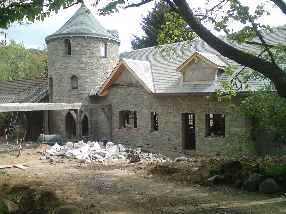 Kerrera new build housing construction