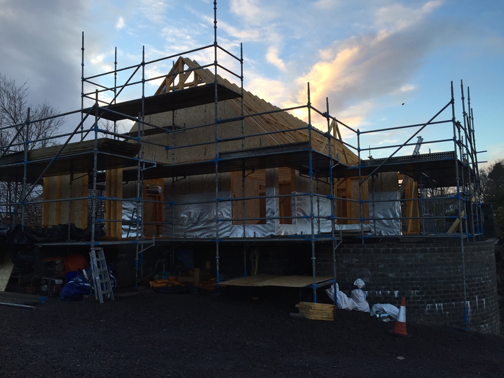 new build housing construction